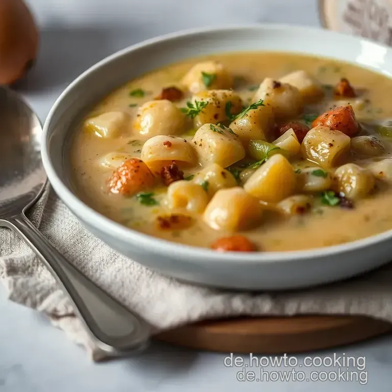 Cremige Stangensellerie-Suppe presentation