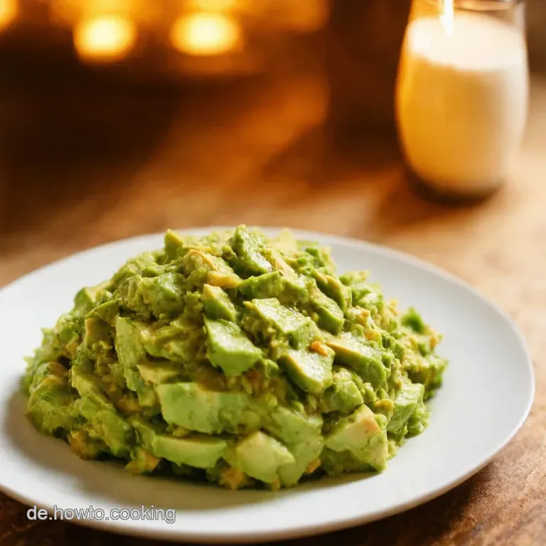 Cremiger AvocadoTraum Ein Salat für Genießer presentation