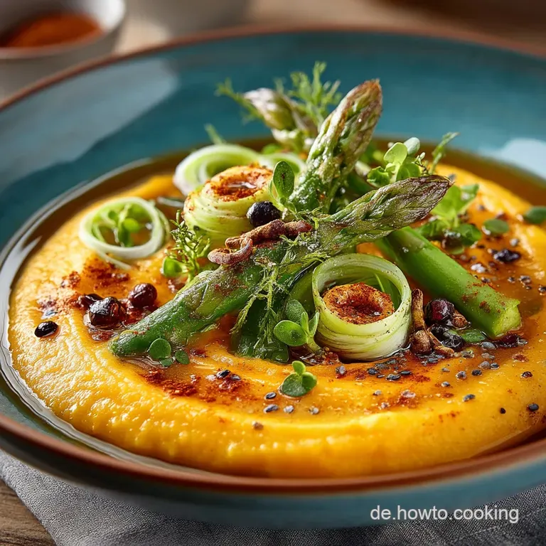 Goldener HerbstTraum Cremiger K&uuml;rbisKartoffelstampf mit Fr&uuml;hlingszwiebelKick