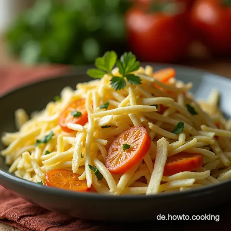 Cremiger USStyle Coleslaw Das Geheimnis gegen wässrigen Krautsalat presentation