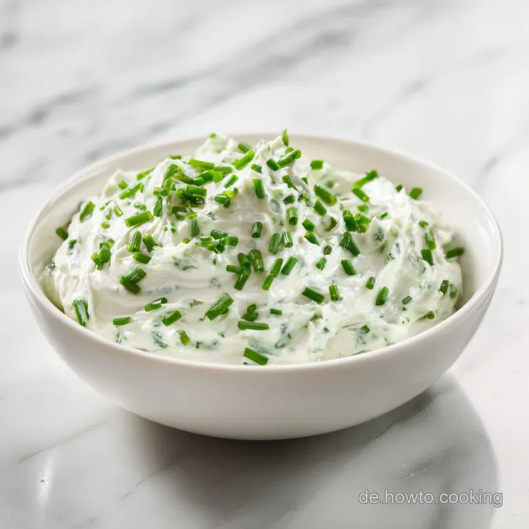 Cremiger Frischer Kr&auml;uterdip: Samtig