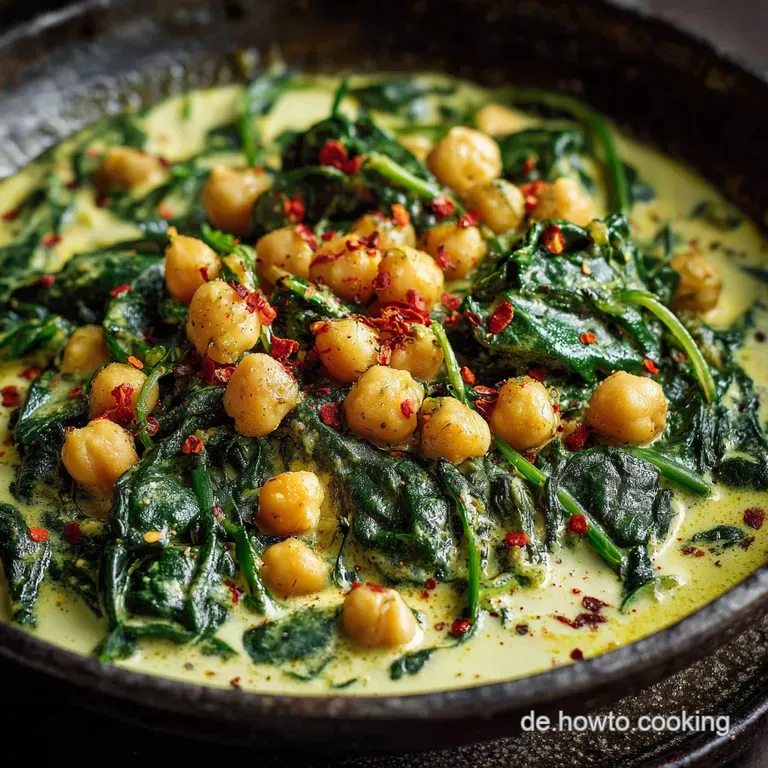 Das schnelle FeierabendGl&uuml;ck Cremiges KichererbsenSpinatCurry