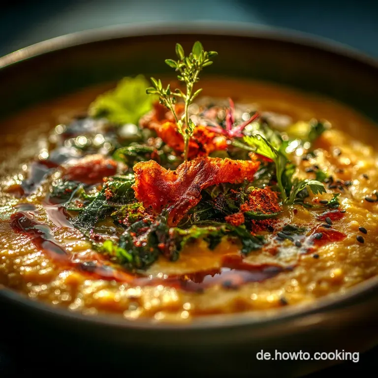 Cremiges Mung Dal Curry Der Goldene Seelenw&auml;rmer Mit Feiner W&uuml;rze presentation