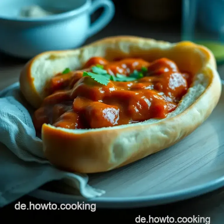 Currywurst Mit Br&ouml;tchen &ndash; Ein Berliner Streetfood-Klassiker presentation