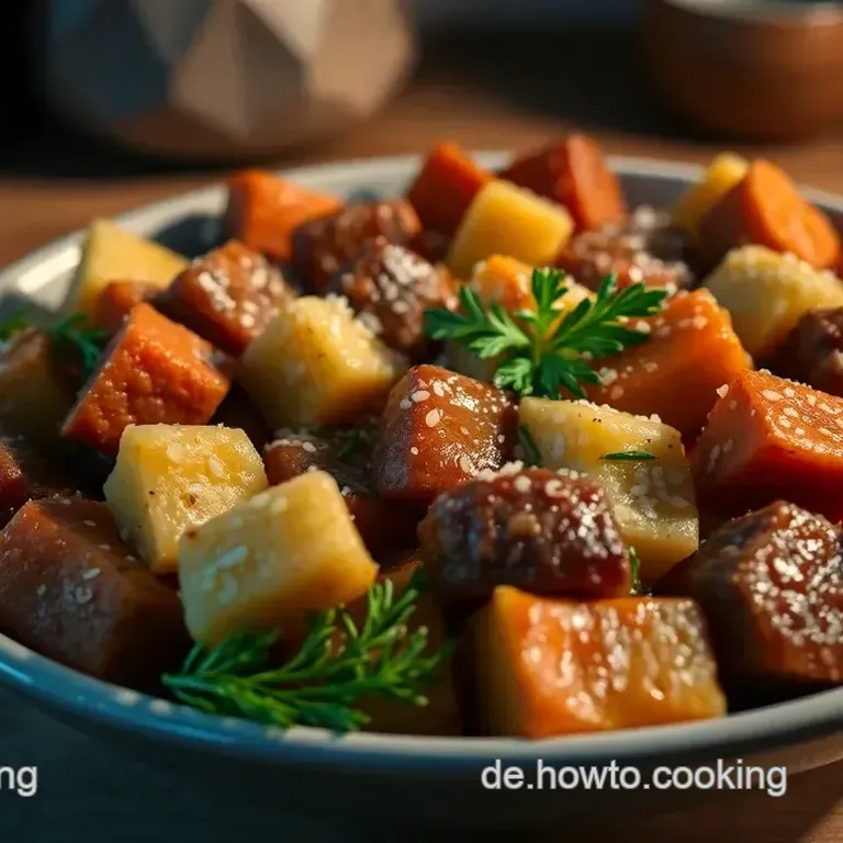 Deftige Backofenkartoffeln mit Rindermett-K&auml;se-F&uuml;llung