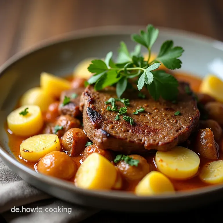 Bauerntopf mit Hackfleisch Omas deftiges Kartoffelgericht