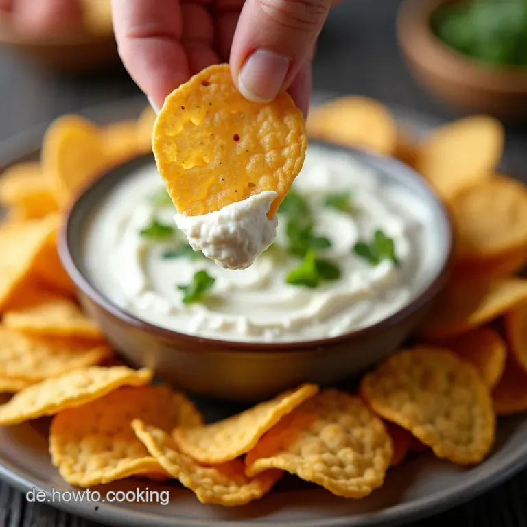 Bester SauerrahmDip für Chips Das Geheimnis des perfekten HeimkinoDips