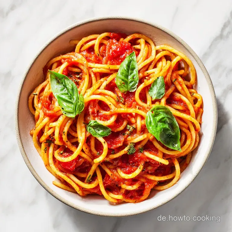 Die perfekte Tomaten-Basilikum-So&szlig;e: Samtig und Gl&auml;nzend