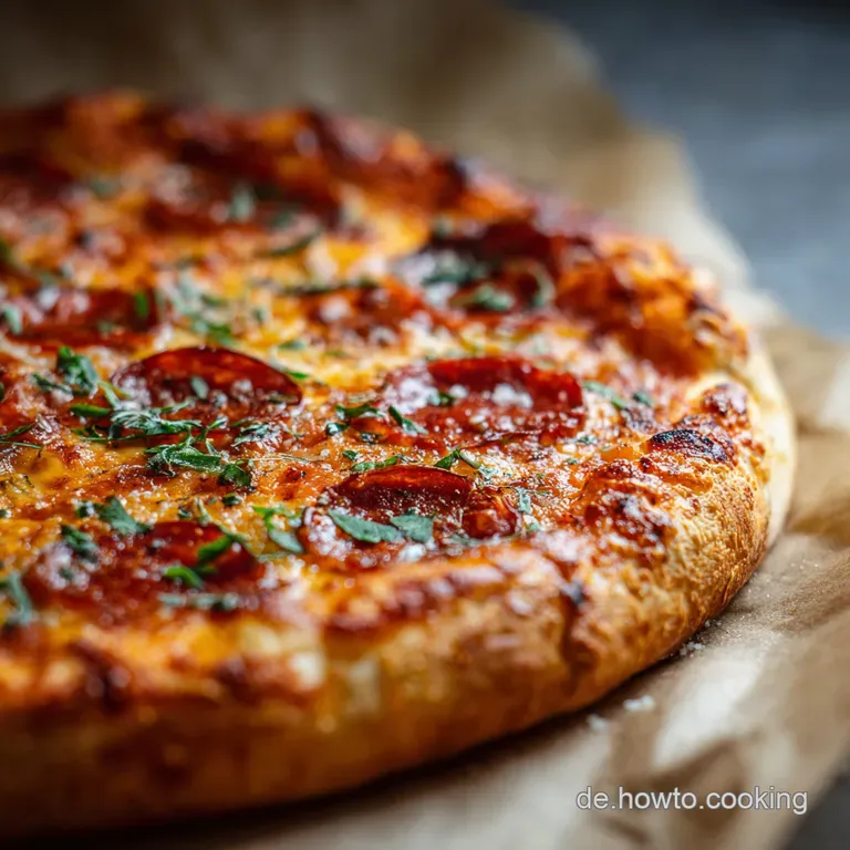 Die Ultimative Selbstgemachte Pizza presentation