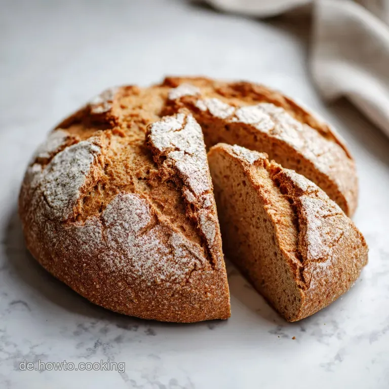 A slice of crusty bread with a tender crumb, served with melting butter and fresh herbs.