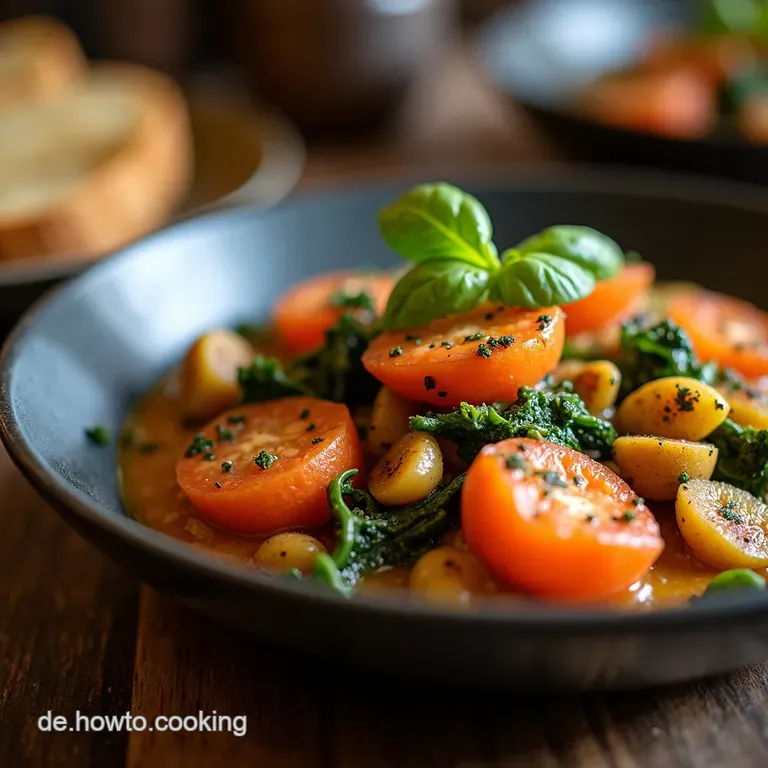 Echte Ribollita Toskanischer Wintereintopf Mit Altbrot presentation