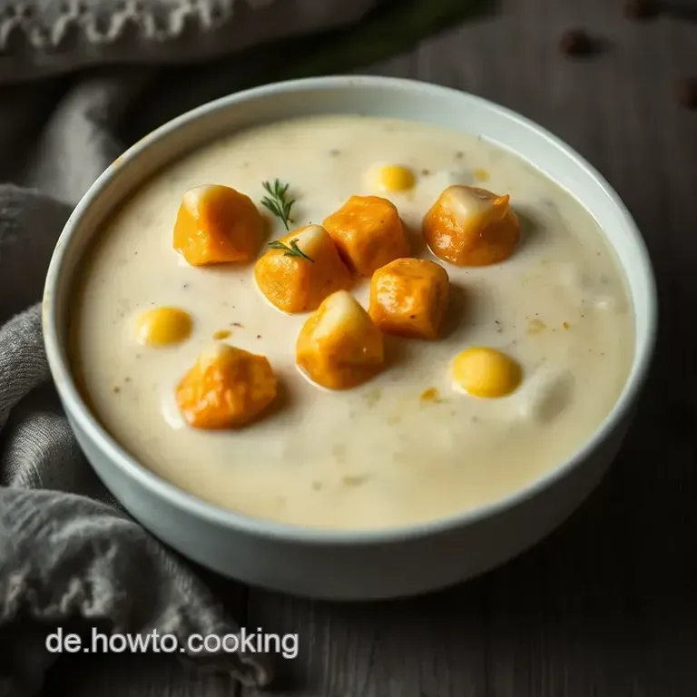 Eierstich – Goldene Würfel für die Suppe presentation