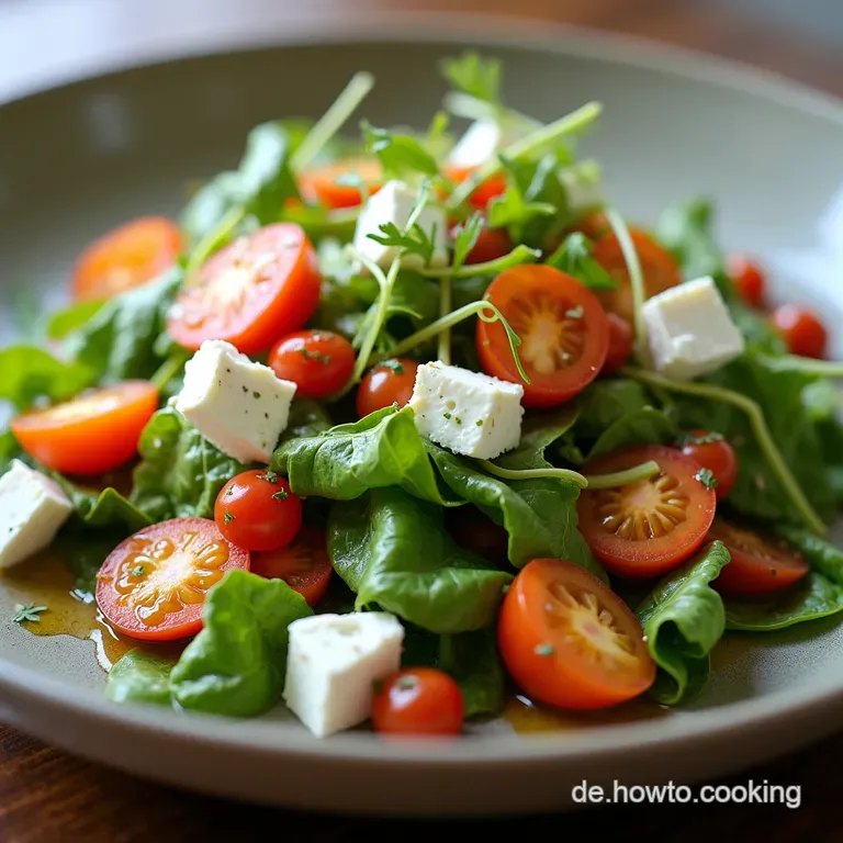 Der SonnenkussSalat ExpressLinsensalat mit cremigem Feta und Kr&auml;uterVinaigrette