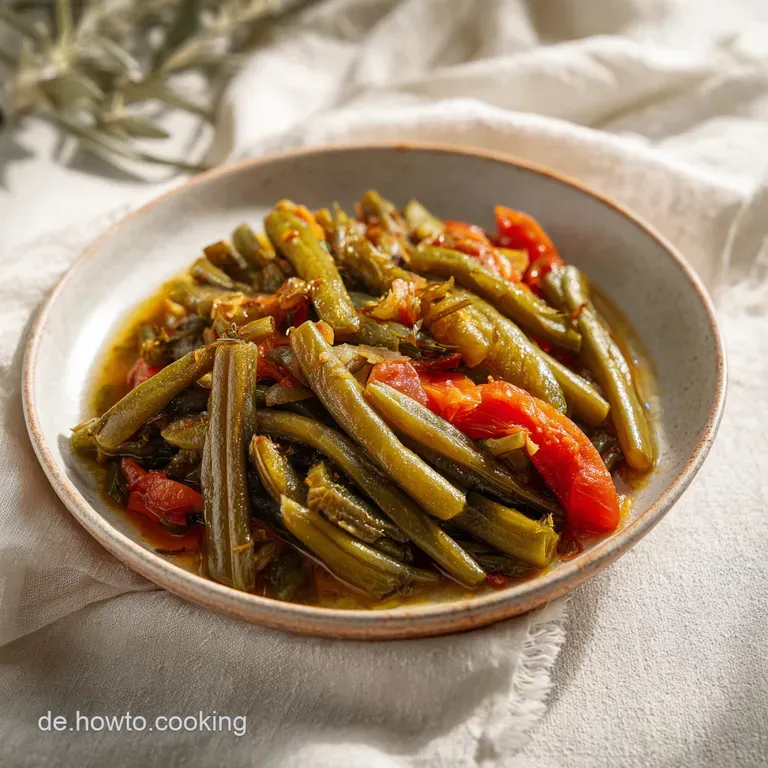 Fasolakia: Griechischer Gr&uuml;ne Bohnen Eintopf