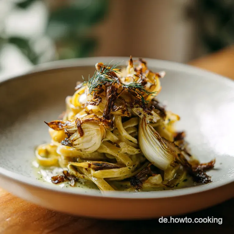 Fenchel Pasta: Mit Zitrone und karamellisiertem Fenchel