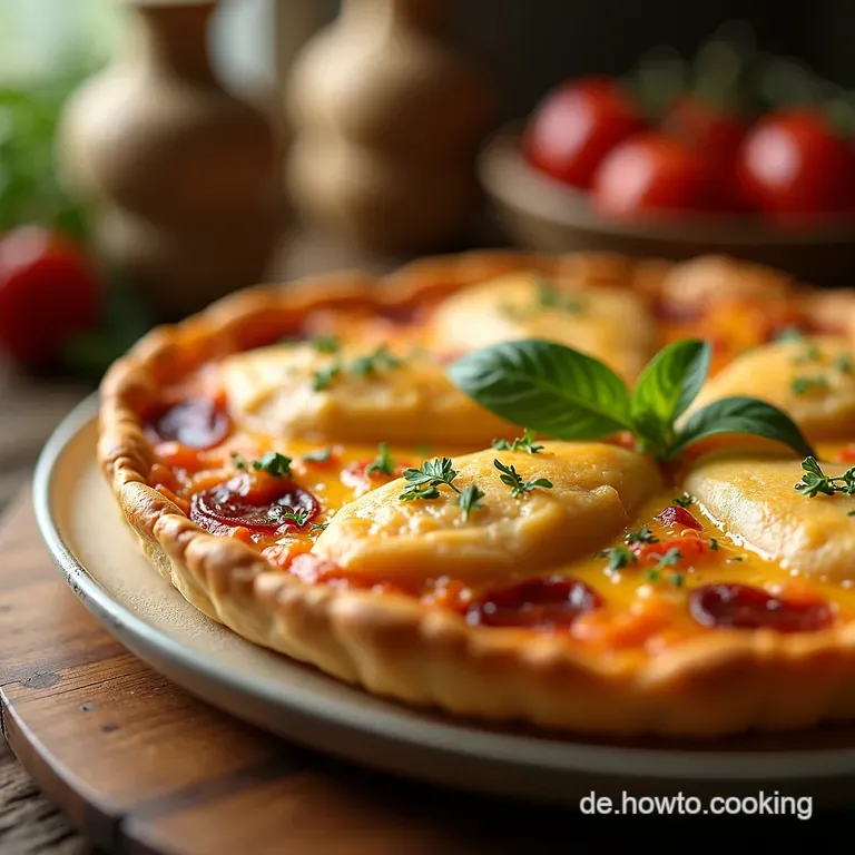 Flammkuchen Taschen Aus Bl&auml;tterteig presentation