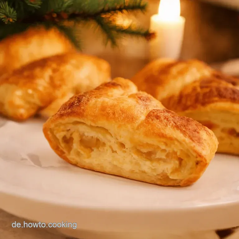 Flammkuchengl&uuml;cksbringer Knusprige Bl&auml;tterteigtaschen F&uuml;rs Neue Jahr presentation