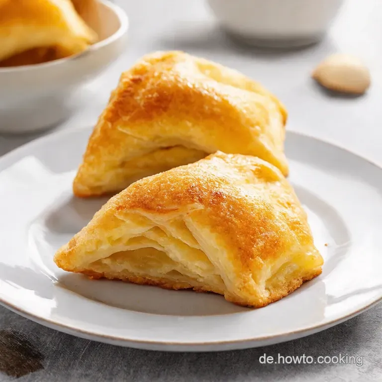 FlammkuchenGl&uuml;cksbringer Knusprige Bl&auml;tterteigtaschen f&uuml;rs neue Jahr