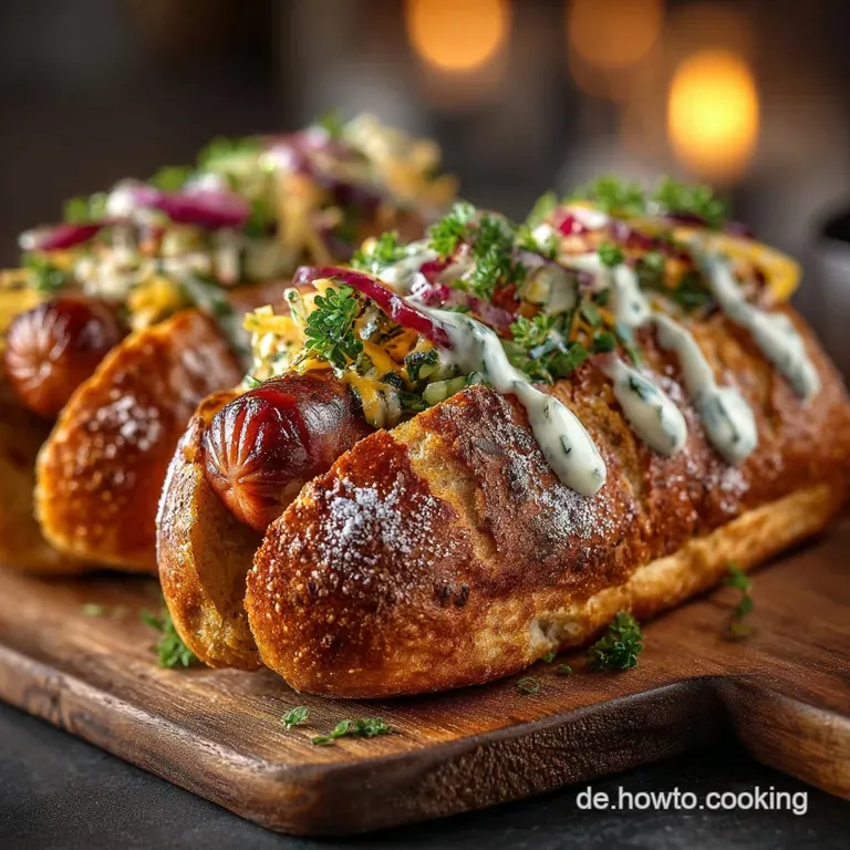 Omas Geheimnis Extrem Fluffige Hot Dog Brötchen Besser als gekauft presentation