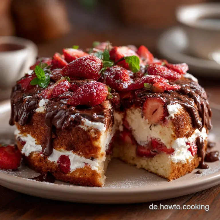 Frau Holle Kuchen Mit Erdbeeren Und Schokolade: Die Schneewei&szlig;e Pracht F&uuml;r Den Sommer presentation