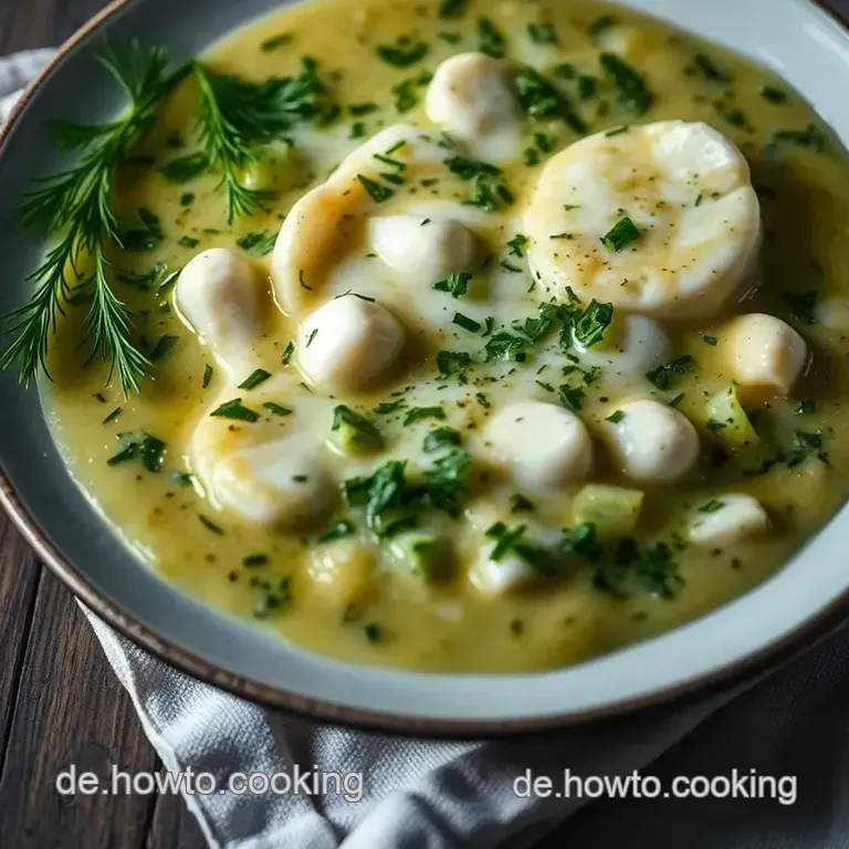 Frische Kr&auml;utersauce F&uuml;r K&ouml;stlichen Fisch presentation