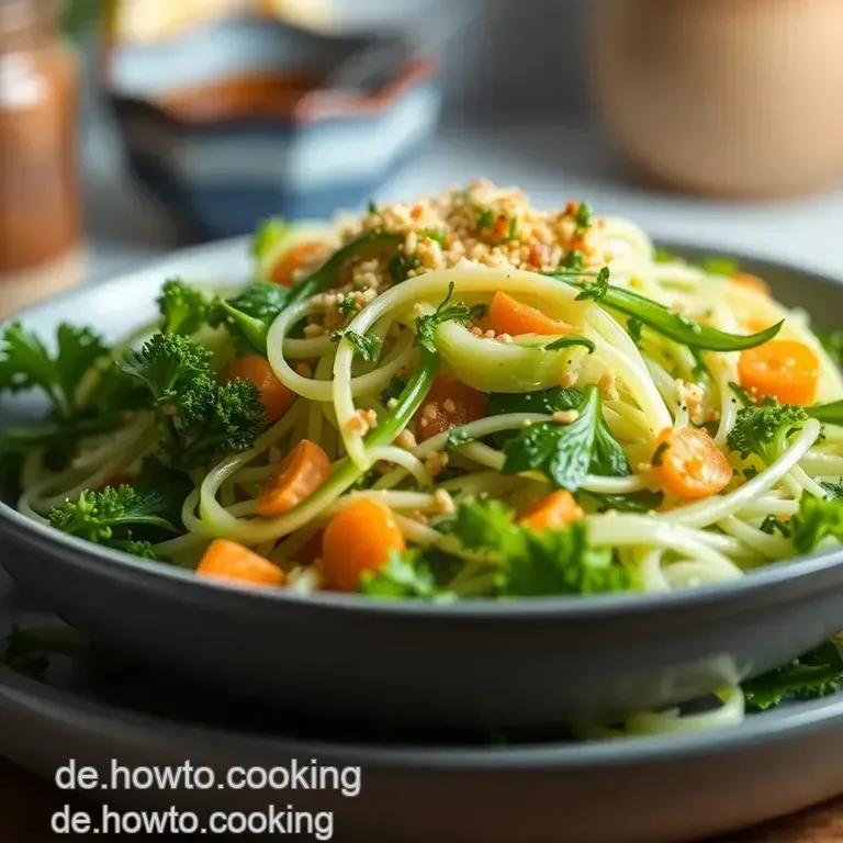 Frischer Chinakohl Salat Mit Sesam-Dressing presentation