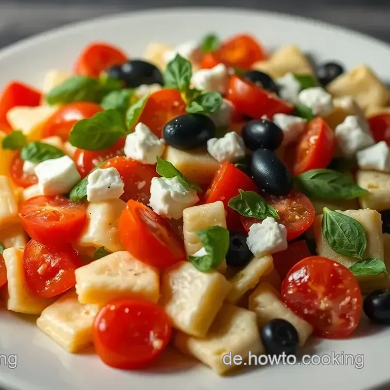 Frischer Trulli Salat mit mediterranen Aromen