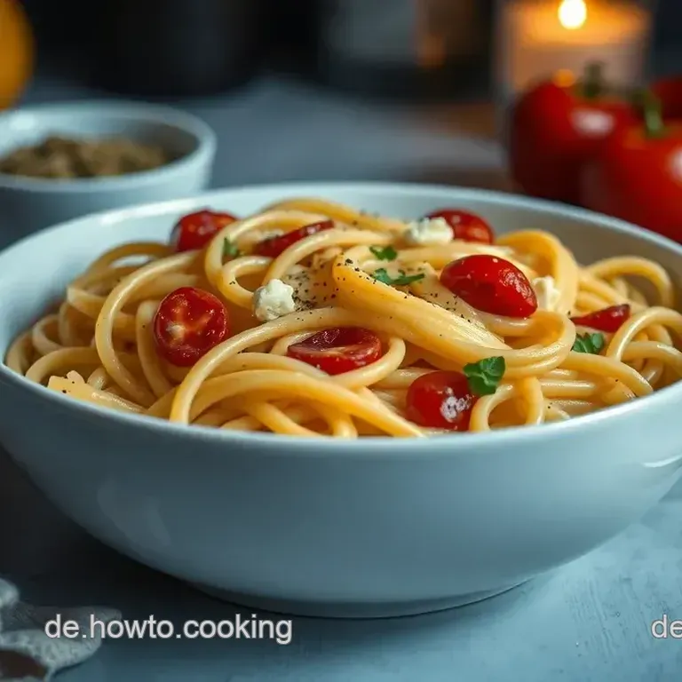Frühlingshafte Zitronen-Pasta mit Zuckererbsen und Burrata