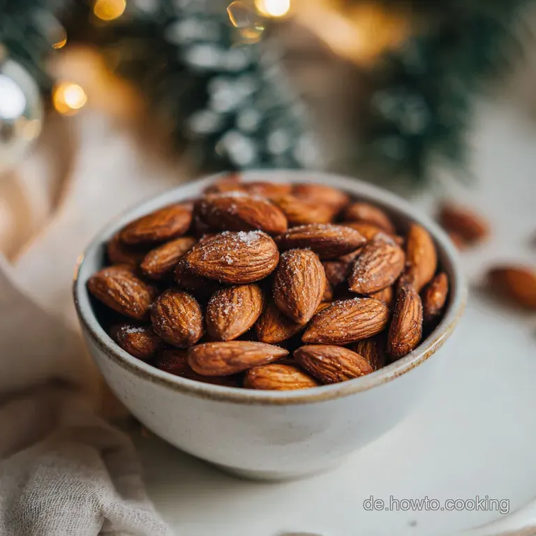 Weihnachtsmarkt Rezept f&uuml;r zu Hause mit gebrannten Mandeln