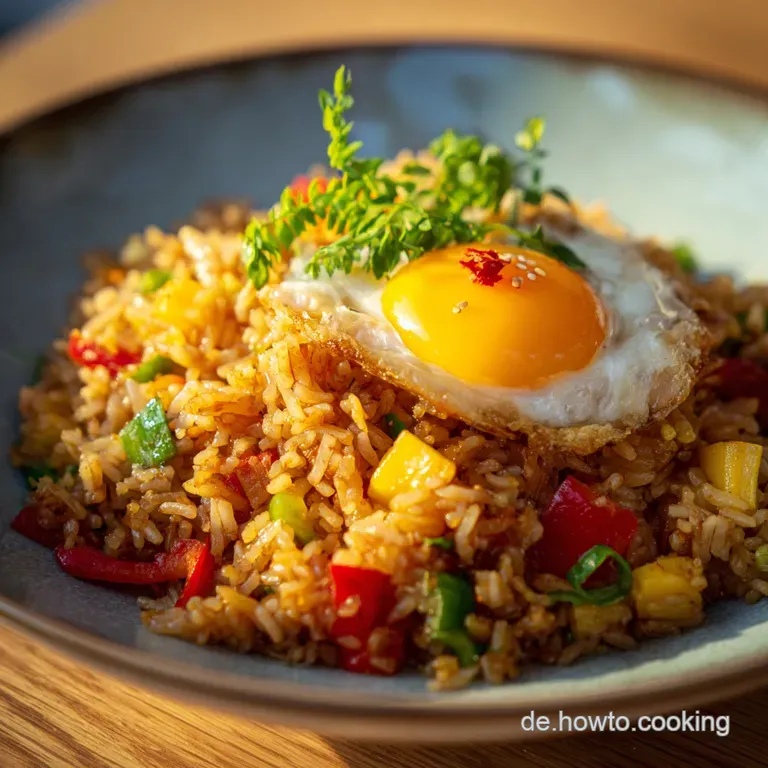 Gebratener Reis mit Ei und Gem&uuml;se: Der Umami-Blitz in 10 Minuten