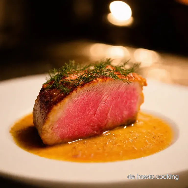 Gebratenes Doradenfilet auf mediterranem Gemüsebett presentation