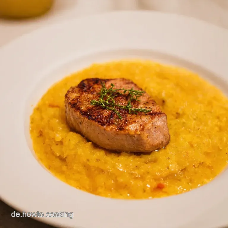 Gebratenes Doradenfilet Auf Zitronenkr&auml;uterrisotto presentation