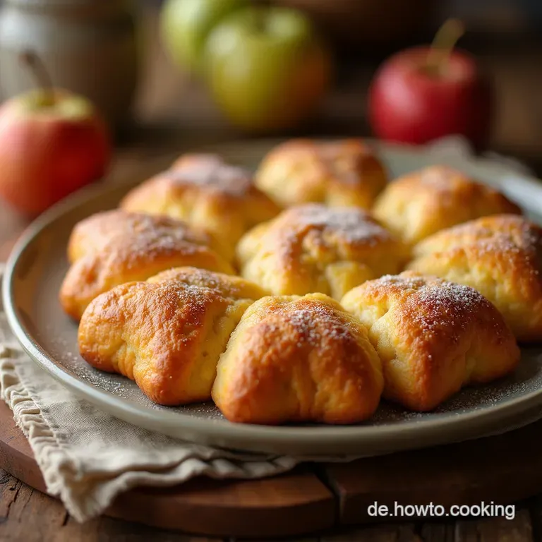 Der Verwöhnte Blechkuchen Saftiger Gedeckter Apfelmuskuchen mit Zimt und Butterstreuseln presentation