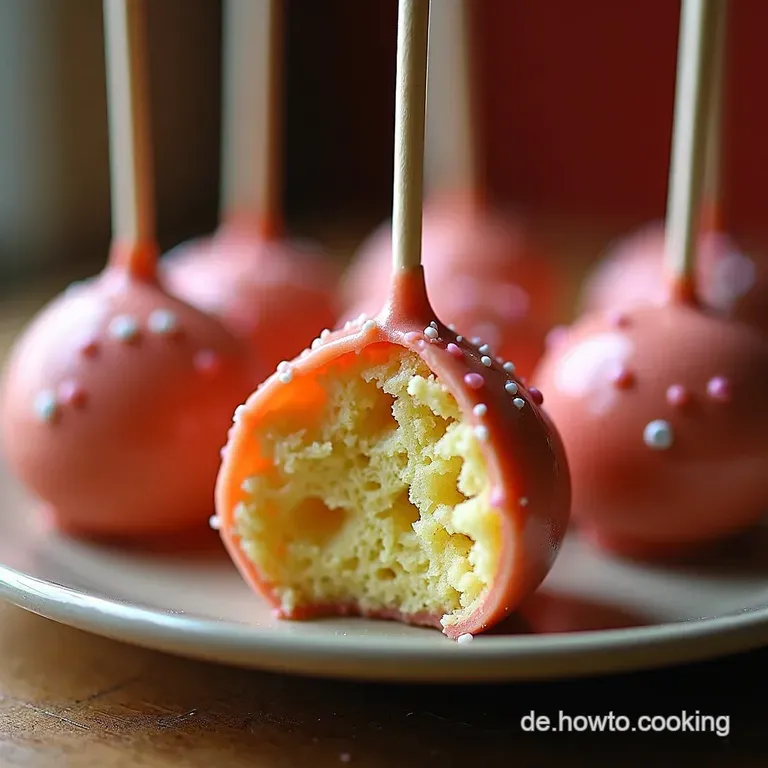 Gelingsichere Cake Pops Mit Frischk&auml;se Schoko&uuml;berzug presentation
