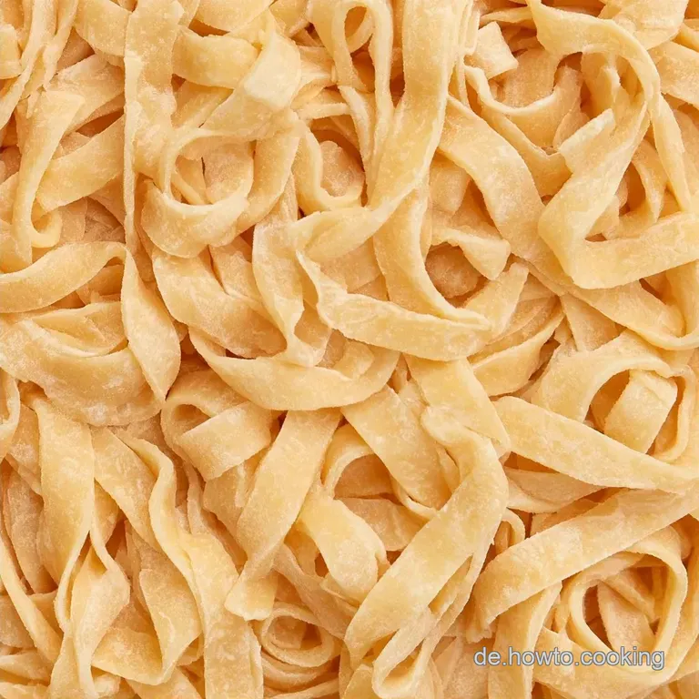 Geschabte Sp&auml;tzle mit Sprudelwasser