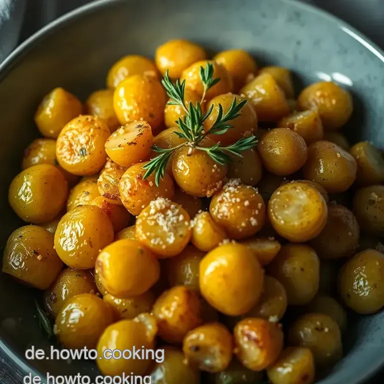 Goldene Kartoffeln Drillinge - Ein Knuspertraum presentation