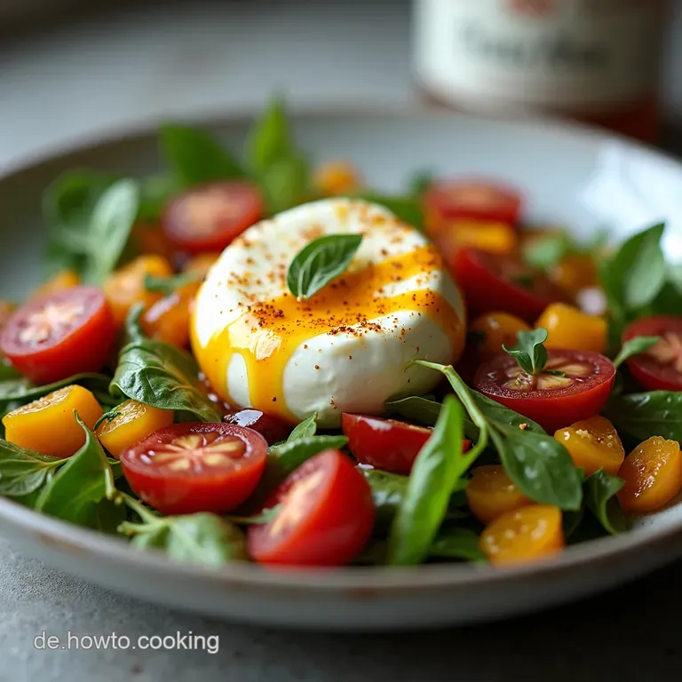 Goldene Rübenliebe Geröstete Rote Bete Karotten Burrata