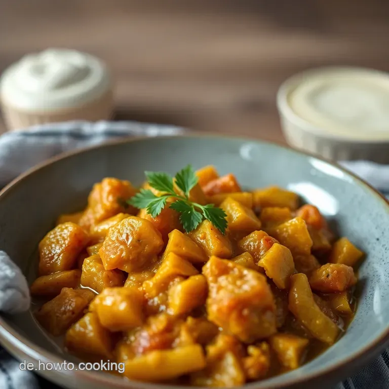 Goldener Curryreis Mit Kokos Und Mandeln presentation