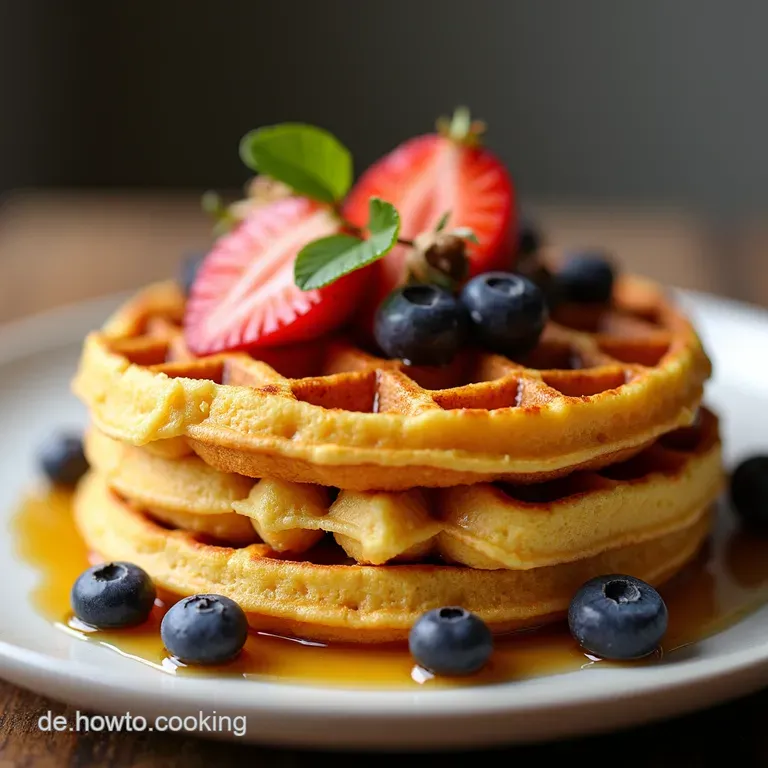 Goldrichtig fluffige Waffeln Der Familienliebling