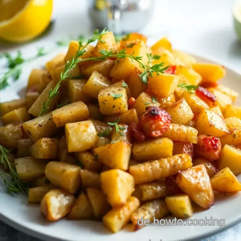 Griechische Ofenkartoffeln Mit Zitronen-Kr&auml;uter-Marinade presentation