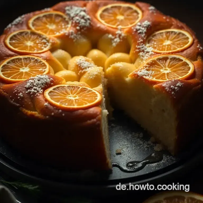 Griechischer Neujahrskuchen &ndash; Vasilopita Mit Orangenaroma presentation