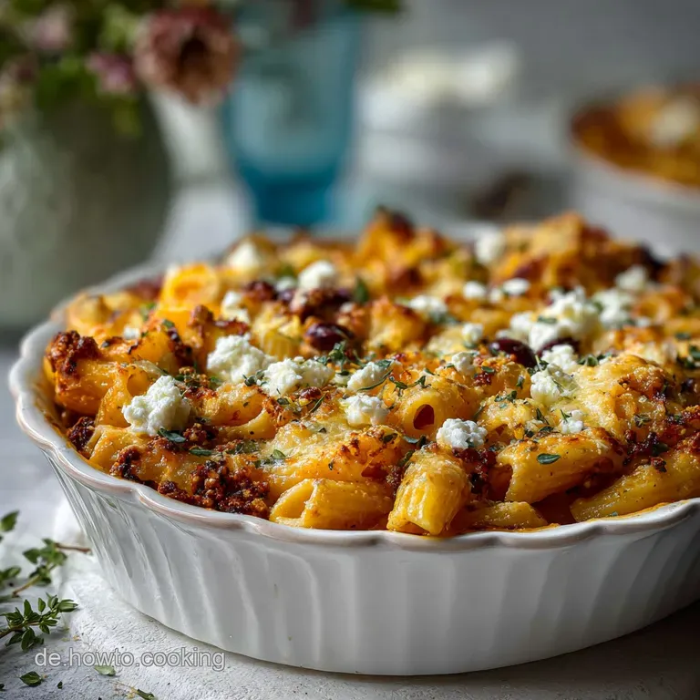 Griechischer Nudelauflauf mit Kritharaki