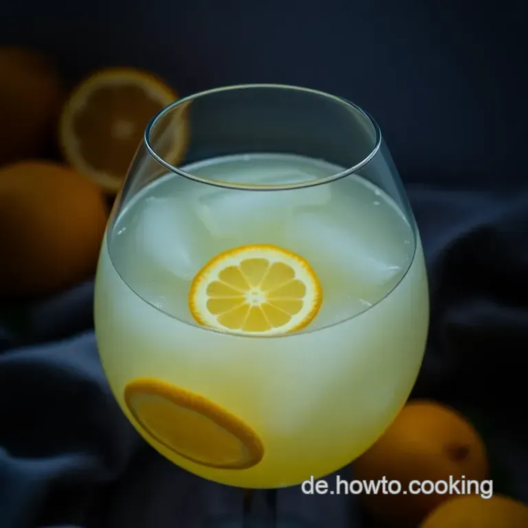 Hausgemachter Limoncello &ndash; Ein Erfrischender Italienischer Zitronenlik&ouml;r presentation