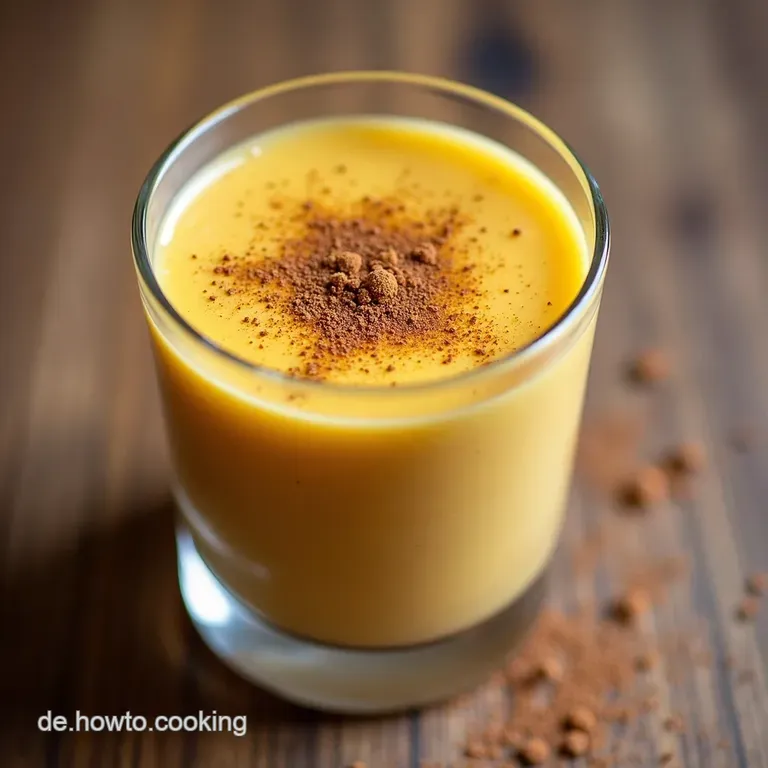 Heißer Goldener Latte Smoothie KurkumaIngwer Turbo