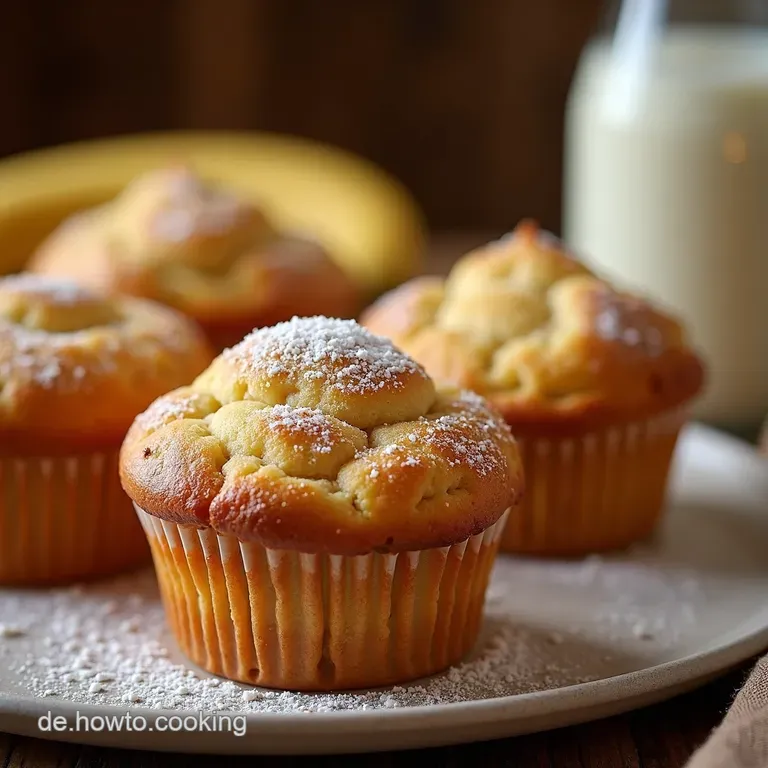 Herzhafte HaferflockenBananenMuffins Zuckerreduziert Ballaststoffreich presentation
