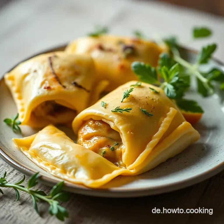 Herzhafte Kr&auml;uter-K&auml;se Maultaschen &ndash; Oma Elses Gr&uuml;ner Traum presentation