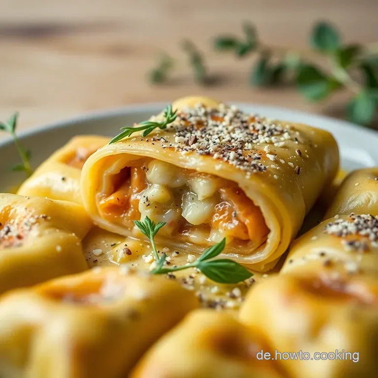Herzhafte Kr&auml;uter-K&auml;se Maultaschen &ndash; Oma Elses gr&uuml;ner Traum
