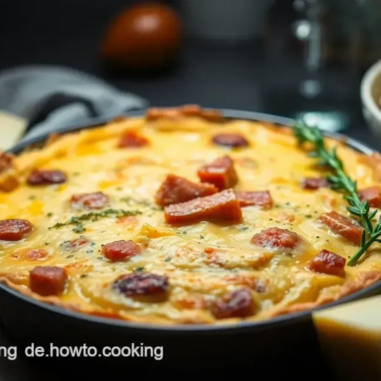 Herzhafte Porree-Quiche mit Speck und Bergkäse