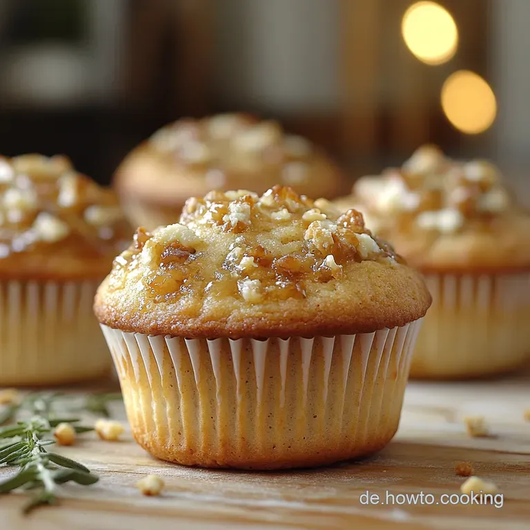Herzhafte Muffins Rezept RosmarinKäse Glück zum Reinbeißen