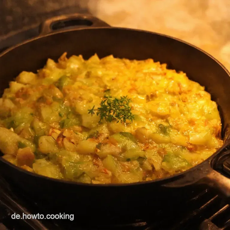 Herzhafte Spitzkohlpfanne Mit Hackfleisch Und K&uuml;mmel presentation